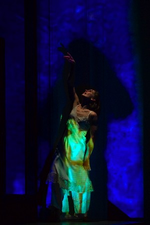 Shadow with dancer and image